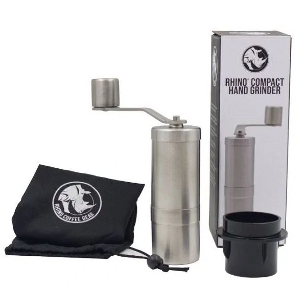 Rhinowares ruční mlýnek na kávu s nástavcem 